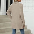 thumbnail image 6 of Towmus Women's Fall Sweatshirts Tunic Tops for Women Womens Turtleneck Oversized Long Sweater Dress Green Sweater, 6 of 6