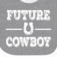 thumbnail image 4 of Inktastic Future Cowboy Boys Rodeo Boys Baby Bib, 4 of 4