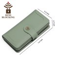 thumbnail image 7 of FALAN MULE Women Leather Wallet Large Capacity Bifold RFID Blocking Card Holder with Zipper Coin Pocket, 7 of 7