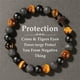 thumbnail image 1 of Pulsera de piedra ojo de tigre para hombre y mujer, energía negativa, cristal, cuentas, elástica, ajustable, con charm, 1 of 6