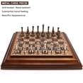 thumbnail image 4 of Juego de ajedrez AMEROUS de madera de 35 cm con piezas de metal y almacenamiento, 4 of 9