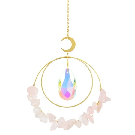 

Crystal Stars Moon Hanging Garden Pendant Window Decor Wind Chime