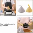 thumbnail image 4 of 2 Pieces Mini Oven Mitts Japanese Triangle Pot Handle Lid Scald Proof Pot Knob Cloth Lid Holder For Pot Lid Casserole Microwave Kitchen, 4 of 4