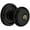 Black, variant on Baldwin 5205.003.ENTR Classic Knob Keyed Entry Set, Lifetime Polished Brass