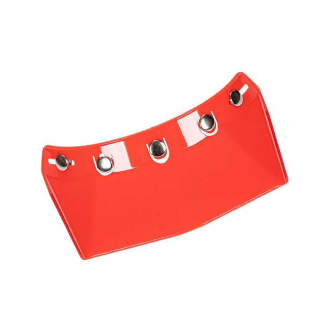 Destyer Visière Ouverte Élégante pour Visière Peak 5-Snap Pièces de Rechange Rouge Type A 1Set