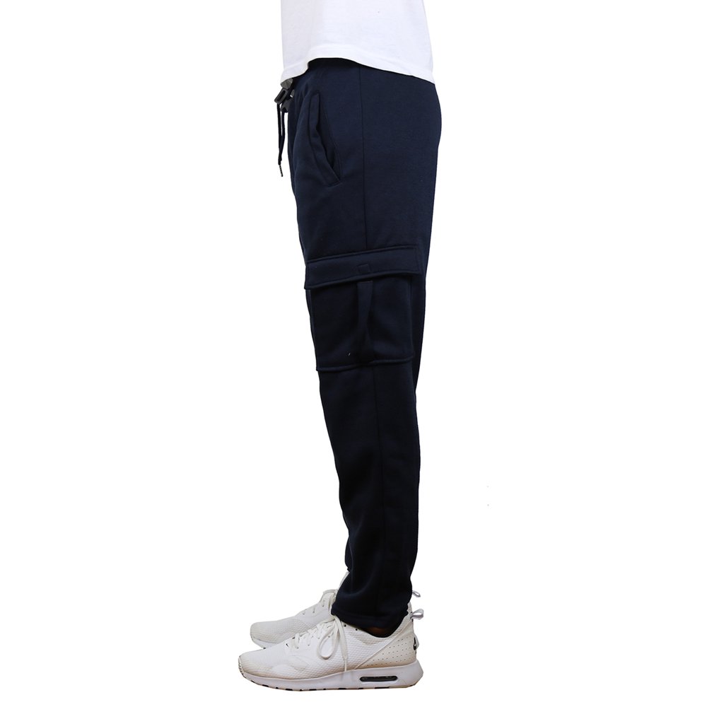 galaxy by harvic men's slim fit fleece jogger pants