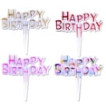 thumbnail image 1 of Adornos coloridos para cupcakes de feliz cumpleaños, para decoraciones de mesa de postres de fiesta, 1 of 5