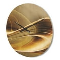 thumbnail image 3 of Designart 'Elegant Fractal Modern Sofa ' Modern Wood Wall Clock, 3 of 5