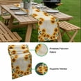 thumbnail image 5 of Yellow Sunflowers Table Runner - 90 Inch Long, Kitchen Dining Table Runner Dresser Scarves, Farmhouse Rustic Botanical Floral Plants Farmhouse Decor for Coffee Tables Wedding Party Banquet, 5 of 8