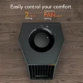 thumbnail image 2 of Vornado RISE 20 Whole Room Tower Space Heater for Home, 3 Heat Settings, Control Dial, Heater for Bedroom, Office, and Large Rooms, Black, 2 of 5