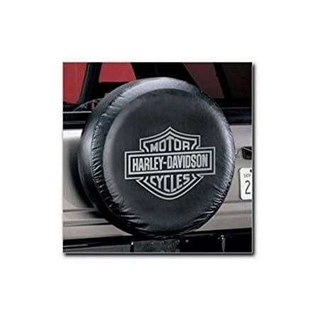 Gray Harley-Davidson Spare Tire Cover
