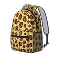 thumbnail image 2 of Leopard Print Backpack for School,Cute School Bag,Schoolbag with Adjustable Shoulder Straps & Padded Back,15.3"x11"x6.7", 2 of 5