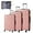 Pink, variant on COCOKUN 24 Inch Hardside Carry On Luggage, Suitcase with Double Spinner Wheels & TSA Lock, Hard Shell, Expandable Rolling Lightweight, Blue