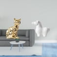 thumbnail image 2 of Escultura Decorativa De Porcelana De Gato Y Caballo, Figura Artística, Adorno Para Chimenea, Sala De Estar, Mesa, Oficina O Armario., 2 of 8
