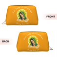 thumbnail image 4 of Estuches de cosméticos de Cuero Yangshaomei bolsa de maquillaje Nuestra Señora de Guadalupe gran capacidad, 4 of 5