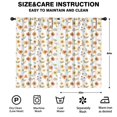thumbnail image 2 of Pioneer Flower Floral Print Pattern Teens Curtains,Teens Insulated Curtains Set Of 2,Bedroom Essentials,Toddler Room Decor 52"x84", 2 of 5