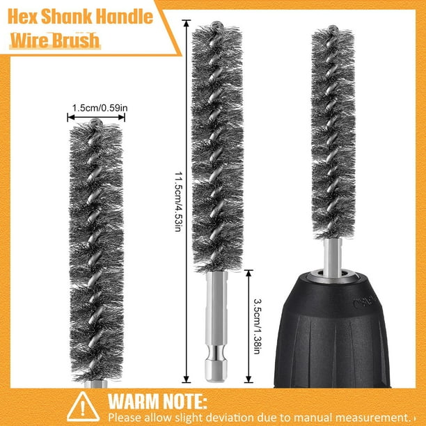 Round wire brush with cheap handle
