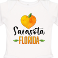 thumbnail image 4 of Inktastic Sarasota Florida Orange in Heart Boys or Girls Long Sleeve Baby Bodysuit, 4 of 5