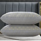 thumbnail image 5 of Fiudx Almohada Hotel Collection, Núcleo de Terciopelo de Plumón Premium, Diseño Suave y con Buen Soporte, Ideal para Dormir de Lado o Boca Arriba, Confort de Lujo, Blanco, Azul, Gris, Tamaño 48 X 74, 5 of 7