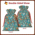 thumbnail image 2 of Rocae Cute Conch for Christmas Drawstring Linen Gift Bag with Drawstrings Treat Bag Goody Present Bags for Christmas Party Favor-Medium, 2 of 9