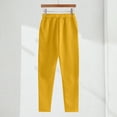 thumbnail image 5 of CPNG Teens Kids Unisex Boys Girls Casual Sweatsuit 2 Piece Set Solid Color Sweatsuits Hoodie and Jogger Sweatpants Set(Yellow,5-6 Years), 5 of 7