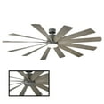 thumbnail image 3 of Windflower 80" Graphite/Weathered Gray Dimmable LED Smart Ceiling Fan, 3 of 12