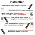 thumbnail image 4 of Bluetooth Receiver  Adapter Wireless Aux Receiver 4.1 Bluetooth Hands-free Car Kit Compatible With  X  8 8 Plus 7, 4 of 9