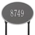 thumbnail image 1 of Hawthorne Oval - Standard Lawn - One Line- Pewter/Silver, 1 of 1