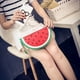thumbnail image 5 of Bolso de hombro Mujer Naranja Sandía Forma Croossbody Bolsa Linda Cadena de Frutas, 5 of 6