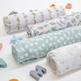 thumbnail image 5 of aden + anais Alphabet Animals Cotton Muslin Baby Blankets, 4 Count, 5 of 6