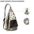 thumbnail image 2 of Vintage Deer Forest Sling Backpack – Nordic Minimalist Crossbody Bag for Hiking & Travel, 2 of 4