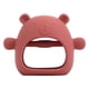 thumbnail image 1 of Juguete de dentición de oso para bebé, mordedor de silicona para bebé, juguete masticable hervible que previene mordeduras en las manos, regalos para bebés recién nacidos, niños y niñas., 1 of 7