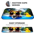 thumbnail image 4 of GZHJMY Car Front Windshield Sunshade UV Heat Protection, Foldable Auto Windshield Sun Visor for Sedan SUV Truck Cute Pomeranian, Car Sunscreen Blocks UV Rays Heat 51x27.5inch Keep Vehicle Cool, 4 of 6