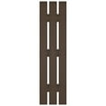thumbnail image 5 of Ekena Millwork 12 in. W x 60 in. H Builders Edge, TailorMade Three Board Spaced (3 Batten), Board-n-Batten Shutters, Includes Matching Installation Spikes (Per Pair), 385 - French Roast, 5 of 12