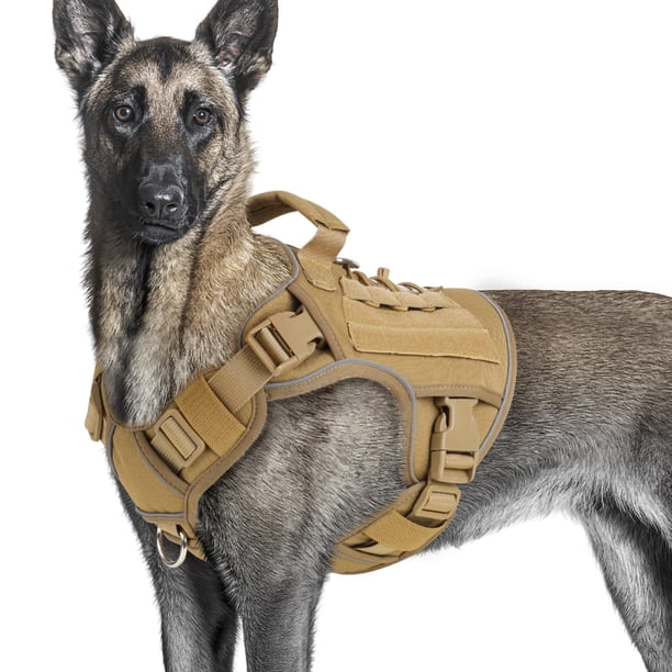 Arnés táctico para perros WINGOIN, reflectante, para perros medianos y grandes