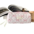 thumbnail image 3 of Bow Pencil Pouch Multifunctional Makeup Brush Bags Portable Bow Pencil Case Colorful Travel Toiletry, 3 of 6