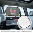 thumbnail image 4 of Yuyamidu Cherry Car Window Shades Cute Car Shades for Side Windows Sun Blocker Cover for Kids Car Accessories for Auto SUV Van Sun UV Protection, 4 of 7