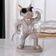 thumbnail image 4 of Escultura de Bulldog Francés, Soporte para Botellas de Vino, Botellero Vertical de Mesa, Miniatura beige, 4 of 7