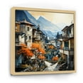 thumbnail image 2 of Designart "Vistas Of The Urban Cityscape II" Landscape Mountains Floater Framed Canvas Art Print, 2 of 5