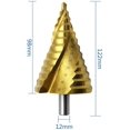 thumbnail image 2 of Juego de brocas cónicas Hss de 6-60 mm de paso profesional para metal de acero inoxidable BANYUO  Hogar, 2 of 5