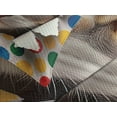 thumbnail image 4 of Ambesonne Cat Quilted Bedspread Set 3 Pcs, Mischief Kitty Peaking Dots, Queen Size, Multicolor, 4 of 5