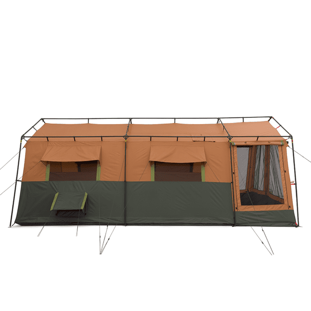 TENt o TEN SANDAN disPLAY ウォールナット Ozark Trail 10-Person Appalachian Tent, 4 season with Stove Outlet