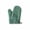 Green, variant on Cotton Oven Mitts for Baking, Heat Resistant Kitchen Gloves for Cooking, Microwave Safe Pot Holders for Handling Hot Dishes, 10.2 Inches, 1 Pack