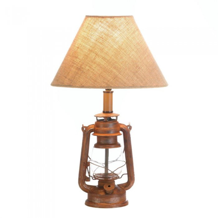lantern table lamp with shade