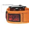 thumbnail image 2 of UAG Apple Watch Band 49/46/45/44mm, Series Ultra 3/Ultra 2/Ultra/4-11/SE3/SE2/SE, High Strength Nylon Weave Replacement Strap, Active Orange, 2 of 9