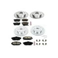 thumbnail image 3 of PowerStop Front and Rear Z23 Evolution Sport Carbon-Fiber Ceramic Brake Pad and Drilled & Slotted Rotor Kit Fits: HONDA Select Models K6320, 3 of 10