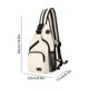 thumbnail image 3 of Bolso bandolera multiusos con correa ajustable: riñonera cruzada con múltiples bolsillos para viajes diarios, trabajo y actividades al aire libre., 3 of 6