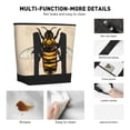 thumbnail image 3 of Insulated Cooler Bag, Honey Bee Large Freezer Cooler Tote Bags Insulated for Food, Insulated Grocery Shopping Bags with Zippered Top for Travel School Picnic, 3 of 8