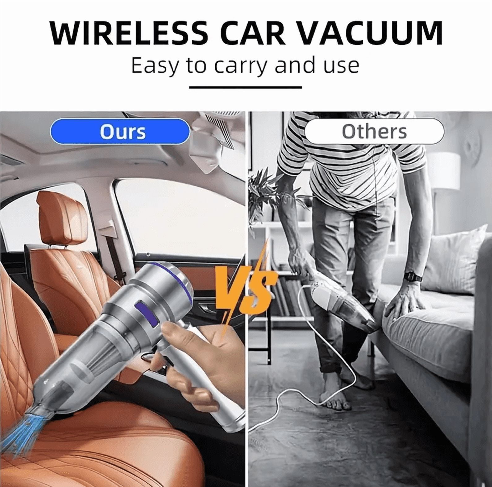 4800Pa 4-in-1 High Suction Multi-Function Handheld Vacuum Cleaner