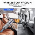 thumbnail image 1 of Aspiradora inalámbrica de mano con succión potente – para uso en casa y en auto, incluye múltiples accesorios de limpieza, 1 of 5